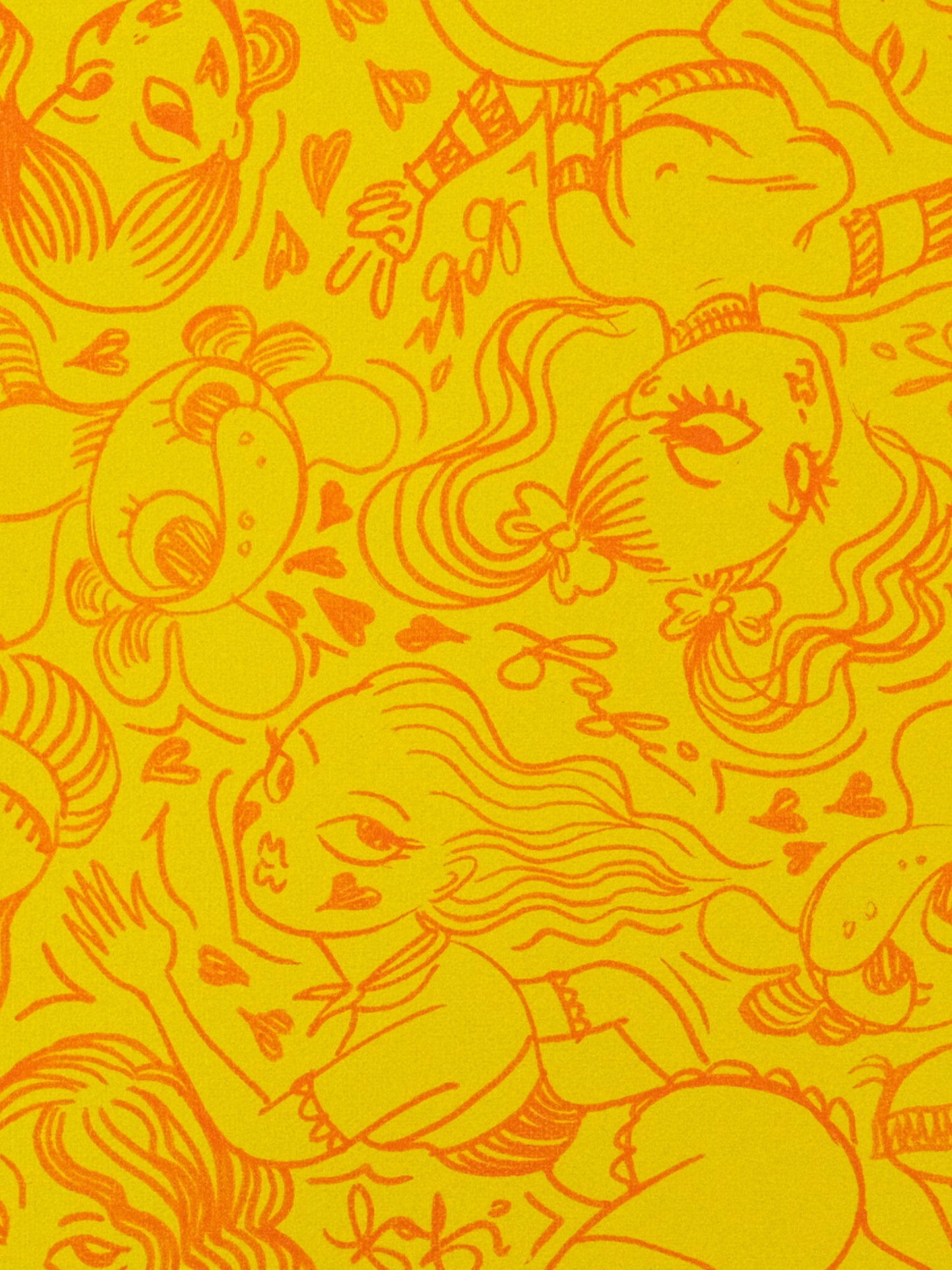 YELLOW PIZZA BOX