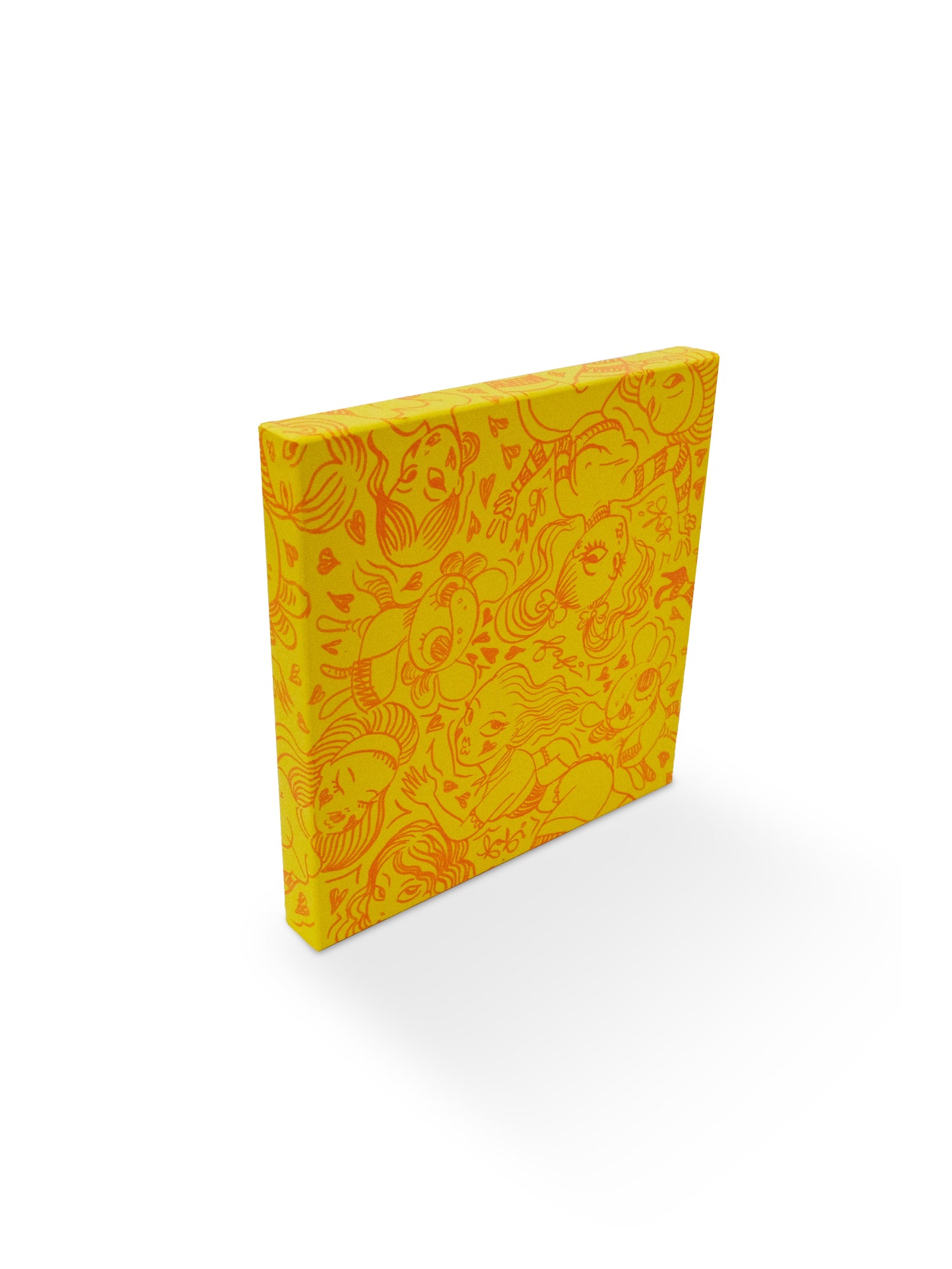 YELLOW PIZZA BOX