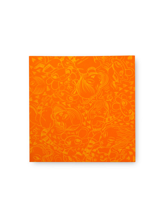 ORANGE PIZZA BOX