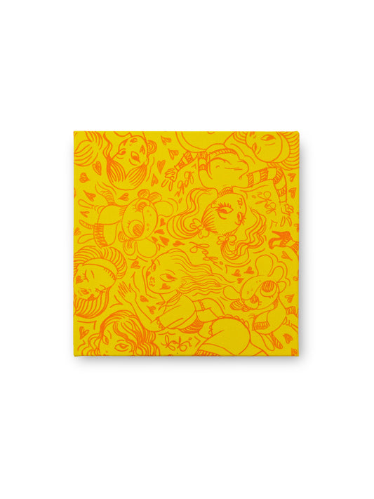 YELLOW  PIZZA BOX